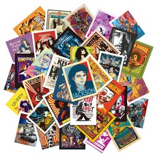 포트렘 캐리어스티커 노트북스티커 꾸미기, 1세트, 09_팝스타