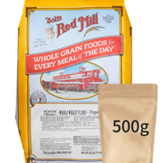 밥스레드밀 유기농 통밀가루 500g 소분 선인, 1개