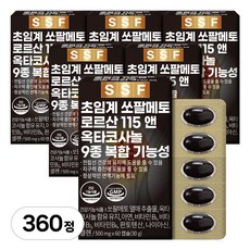 순수식품 쏘팔메토 로르산 115 옥타코사놀, 60정, 6개