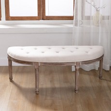 유럽스타일 패브릭 쇼파 거실 인테리어 3인 빈티지, 125x42x47cm 베이지 코튼 린넨 대형