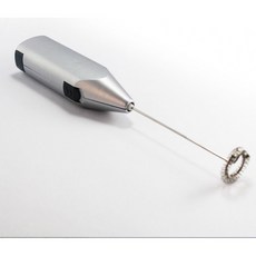 電動打奶泡器 打蛋器 咖啡奶泡機, 銀色