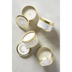 蠟燭森林 CANDLEFISH 加州手工錫罐香氛蠟燭 大豆蠟 旅行盒 70克, 1個, No. 24 佛手柑+薄荷+綠茶