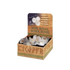화이트 오닉스 룬스톤 한글해설서 주머니제공 White Onyx Rune Stone, 1개