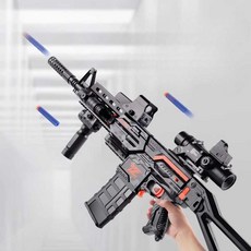 스펀 너프건 일반 M416 장난감 총 따발총 배그 자동, 1개, P90 회/검(단발100)