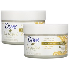 도브 앰플리파이드 텍스처 셰이핑 버터 크림, 2개, 297g