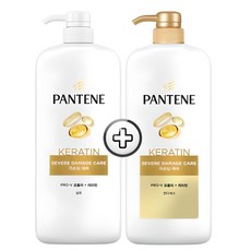 팬틴 극손상케어 샴푸 1200ml 1개 + 컨디셔너 1200ml 1개, 1.2L