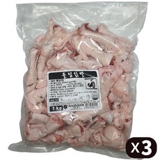 프레쉬맥스 닭발 원료 튤립닭발, 3개, 1Kg