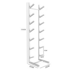 스케이트보드 진열대 디스플레이 보관대 랙 롱보드 전시대 서핑 거치대, 화이트 플로어 7단(25*25*119CM) 층 농구, 1개, 화이트 바닥형 25 x 25x119cm 7칸