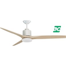 （修一）穩帝士 吊扇60吋 3款色 實木 吊扇燈 DC吊扇 直流變頻 LED 16W/ 22w 遙控 台灣製造, 原木砂鎳,黃光