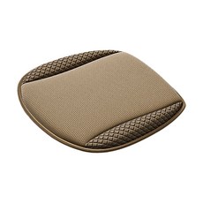 8개 팬이 장착된 차량용 시트 쿨링 패드 아이스 실크 원단 자동차 쿠션 매트로 차량 내 공기 흐름 및 열 발산을 향상시켜 줍니다., 커피색