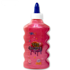 종이나라 갤럭시컬러 액체풀 물풀 180ml 슬라임 재료, RED(180ml), 5개