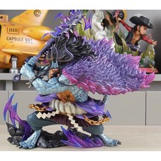 航海王 GK 海賊王 霸海凱多 凱多 大媽 場景 手辦 模型 擺件 公仔 生日禮物 交換禮物 LX, 1個, 彩盒裝