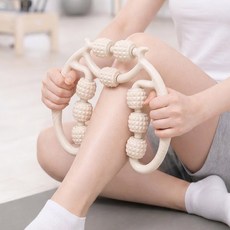 디심플 종아리 알빼는 다리 마사지 롤러, 화이트, 1개