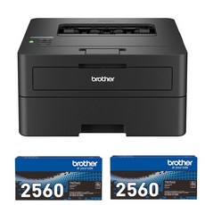 Brother 無線黑白雷射自動雙面印表機, HL-L2460DW+TN2560 2支
