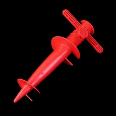 우산 받침대 조절 가능한 플라스틱 해변 파티오 모래 바닥 고정 도구 앵커 스탠드 스파이크 오거 홀더 액세, 03 Red