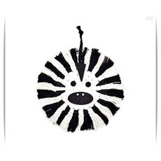 폼폼이 티코스터 만들기 얼룩말 DIY 홈카페 컵받침