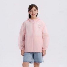 내셔널지오그래픽 키즈 K262UJK920 초경량 패커블 바람막이 자켓 SILVER PINK 438682