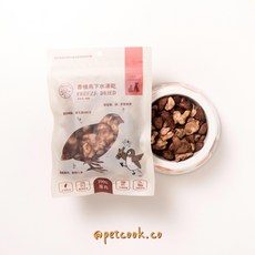 PETCOOK 香烤鳥下水凍乾 寵物零食, 50g, 1個, 香烤鳥下水