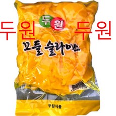 두원 꼬들슬라이스 단무지, 1kg, 1개