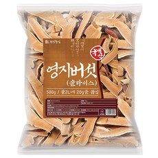 건강중심 국산 영지버섯 슬라이스, 1개, 500g
