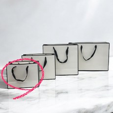 종이가로쇼핑백미니사이즈 간편포장 선물가방 직사각백