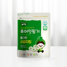 [퓨어잇] 유기농 쌀과자 떡뻥 아이간식 반찬 음료 42종 10+2, 시금치, 1개