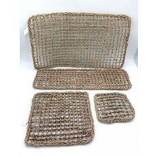 해초매트 앵무새 장난감 발판 인테리어 소품