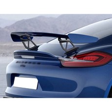 台灣之光 全新 PORSCHE 981 CAYMAN BOXTER 升級GT4樣式戰鬥大尾翼定風翼免改尾門, 1個