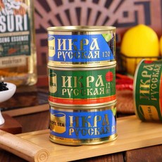 러시아 수입 캐비어 프리미엄 연어알 프레시 캐비아 맛도 좋고 영양도 건강하다, 2개, 120