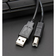 프린터 삼성 캐논 HP 호환 USB케이블 복합기연결 USB 2.0 AB 변환케이블, 1개 1개