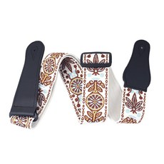 제퍼젠 통기타 어깨끈 자수 기타 스트랩, 1개