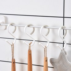 빠지지않는 소프트헤드 S자 고리 후크, S(6cm), 1개