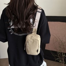 2컬러 아웃도어 미니 힙백 메신저