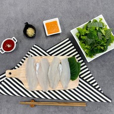 Fresh 국내산 활 우럭 필렛 풀세트(1-2인용) 매운탕용 우럭뼈 증정, 1개, 180g