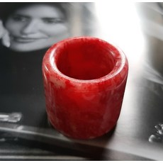 紅色紋理時尚戒指，簡約大方設計，舒適佩戴，展現個人品味