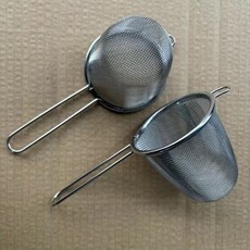 不銹鋼304配件茶漏茶器過濾網茶濾漏網懸掛泡茶家用茶葉, 1個, 【30目細網直柄過濾茶漏】2個