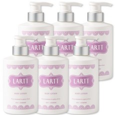 라르트 고보습 아토피 건선 건성용 환절기 바디로션 스위트플로랄향, 6개, 500ml