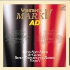 KUDA桌球 YASAKA MARK V AD 桌球膠皮，速度快、旋轉強、控制精準，提升擊球手感, 1個, 黑色