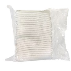 輕巧透氣彈性髮網，獨立包裝，戶外運動登山健行適用, 白色, 100個