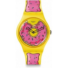Swatch 스와치 SO29Z134 SECONDS OF SWEETNESS 워치 옐로우 yellow 브랜드 손목시계 추천 445643