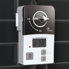 미랜콕 가스타이머 자동 차단기 가스 안전 밸브 잠금 블랙 MG-06GT, 1개