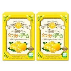 홀베리 1일 1레몬 유기농 레몬즙, 2개