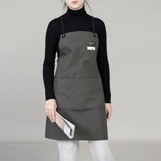 상세설명참조 바텐더 미용실 앞치마 네일샵 스커트 애견 작업 방수, 1개, 다크커피 일반