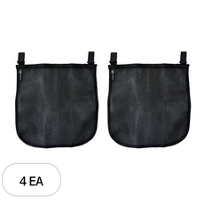 노르디코 유모차 정리망, 4개, 블랙