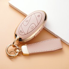 WonRay 호환 현대 키케이스 디올뉴 그랜져 GN7 아이오닉 6 쏘나타 아반떼 싼타페 코나 SX2 7버튼 5버튼 스마트 키케이스, .07.핑크*7버튼