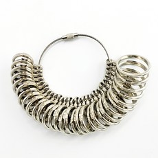 반지호수 사이즈 측정기 링게이지, 단품