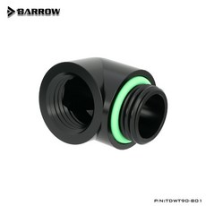 배로우 G1/4 "45도 회전 피팅 360 엘보 수냉 어댑터 TWT45-B01, 02 Silver
