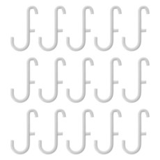 Ikea SKADIS 후크 (SKADIS 페그 보드에 맞음) 화이트 6x2.5cm - 15개 세트