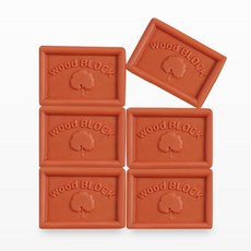 우드블럭 샴푸바 W005 레몬그라스&오렌지 [염증민감] (민감/진정), 6개, 110g