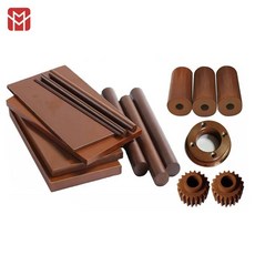 폴리이미드 시트 PI SP1 보드 로드 스틱 플레이트 내추럴, 1pc 3mmX 307mm, Natural Brown Rod